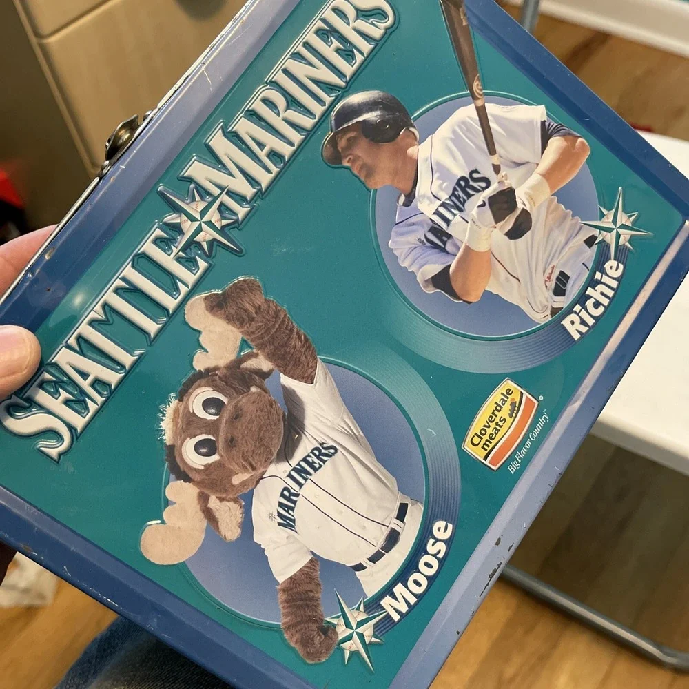 2007 Seattle Mariners Cloverdale Meats Metal Lunch‎ Box (14)